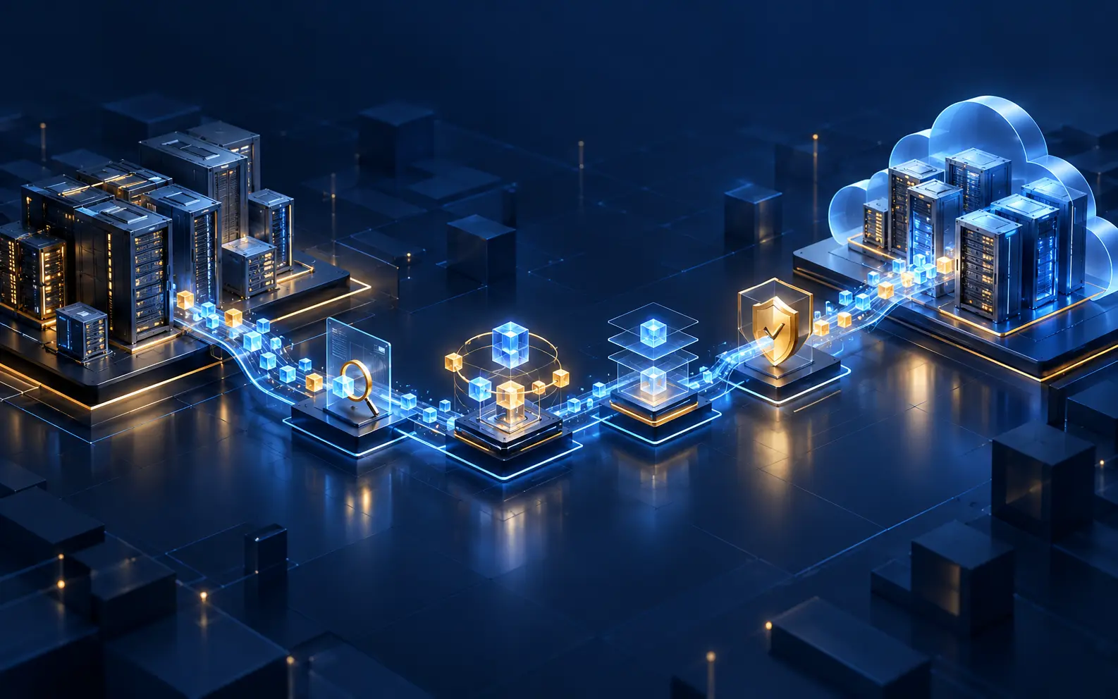 A controlled migration path from existing infrastructure to a new private cloud