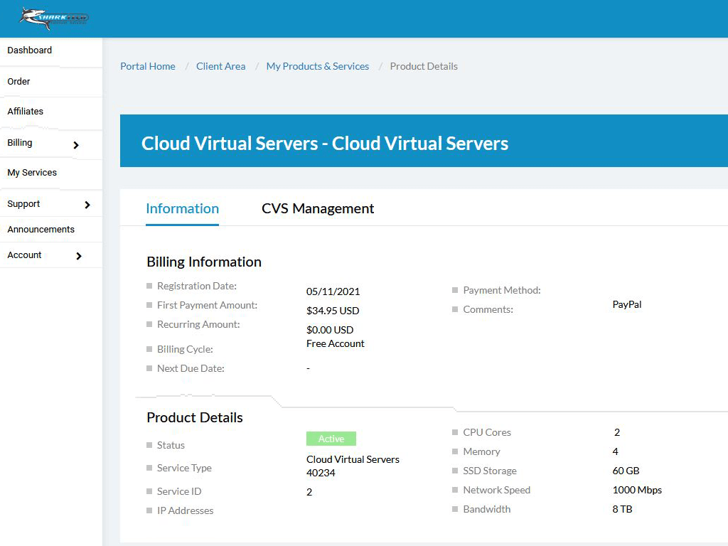 Cloud Virtual Services Panel 7