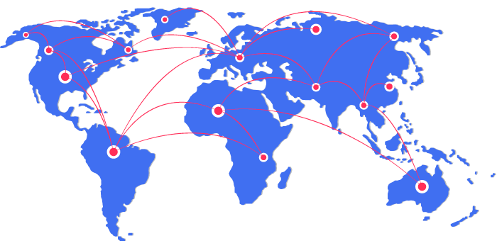 IP Transit Services Map